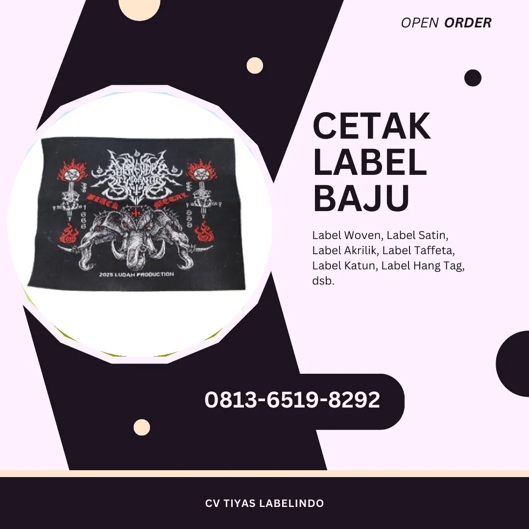 Cetak Label Baju Sabang, 0813-6519-8292 (WA)