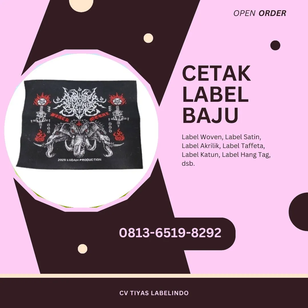 Cetak Label Baju Lombok Timur, 0813-6519-8292 (WA)
