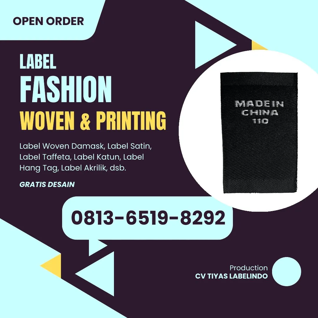 Cetak Label Baju di Sabu Raijua, Label Woven Sabu Raijua, Bikin Label Baju Sabu Raijua, Pembuatan Label Baju Sabu Raijua, Pesan Label Merk Baju Sabu Raijua Cetak Label Sabu Raijua, Label Baju Terdekat Sabu Raijua