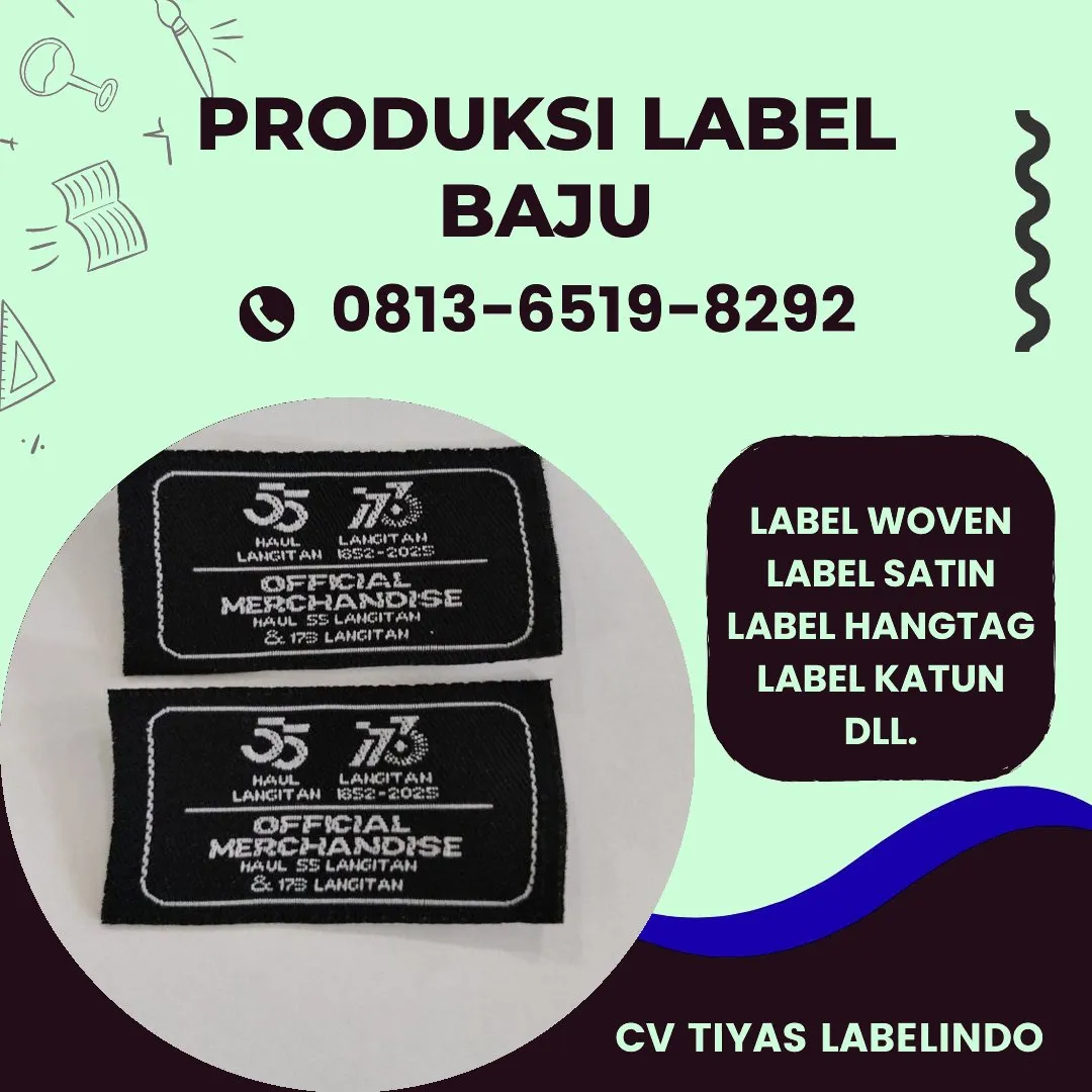 Cetak Label Baju di Sumba Timur, Label Woven Sumba Timur, Bikin Label Baju Sumba Timur, Pembuatan Label Baju Sumba Timur, Pesan Label Merk Baju Sumba Timur Cetak Label Sumba Timur, Label Baju Terdekat Sumba Timur