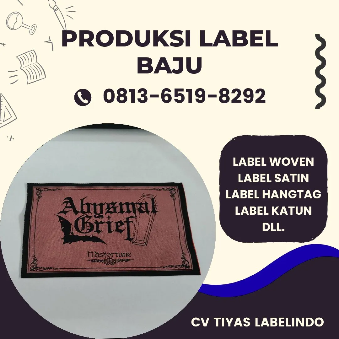 Cetak Label Baju di Deiyai, Label Woven Deiyai, Bikin Label Baju Deiyai, Pembuatan Label Baju Deiyai, Pesan Label Merk Baju Deiyai Cetak Label Deiyai, Label Baju Terdekat Deiyai