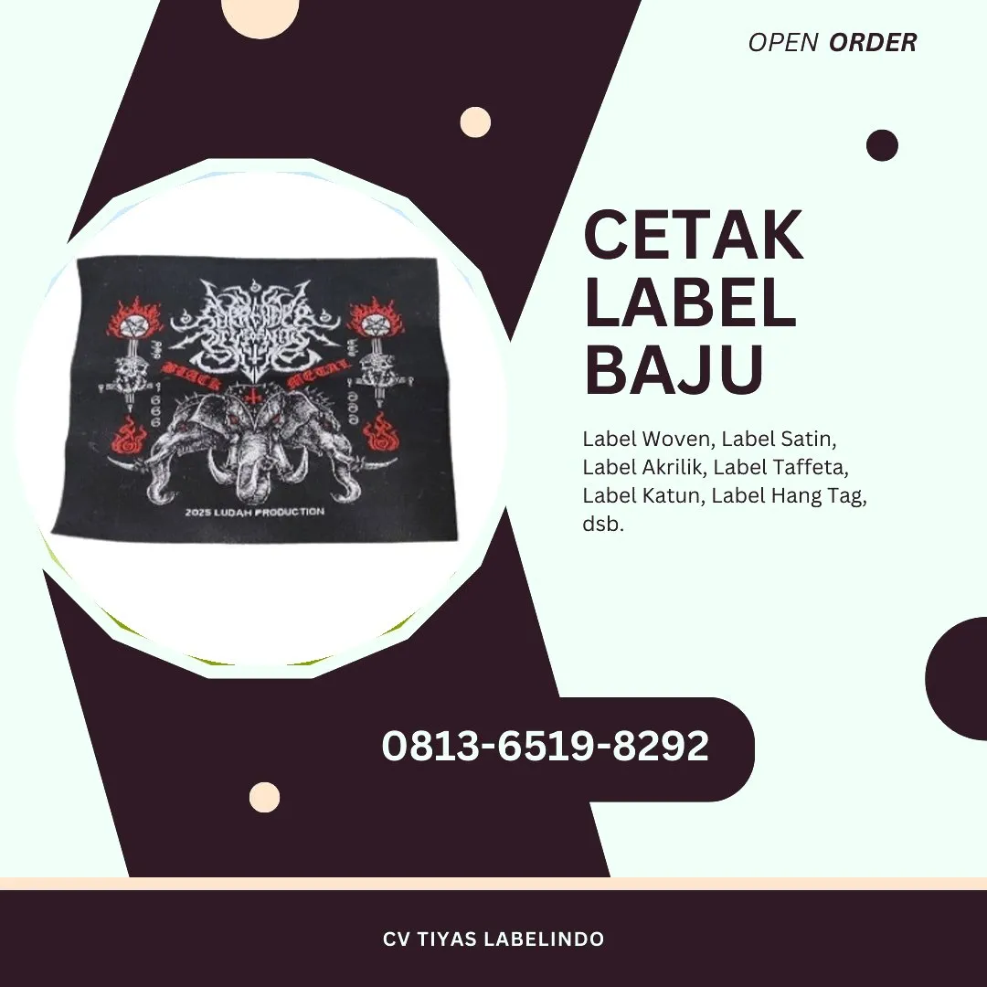 Cetak Label Baju Dogiyai, 0813-6519-8292 (WA)