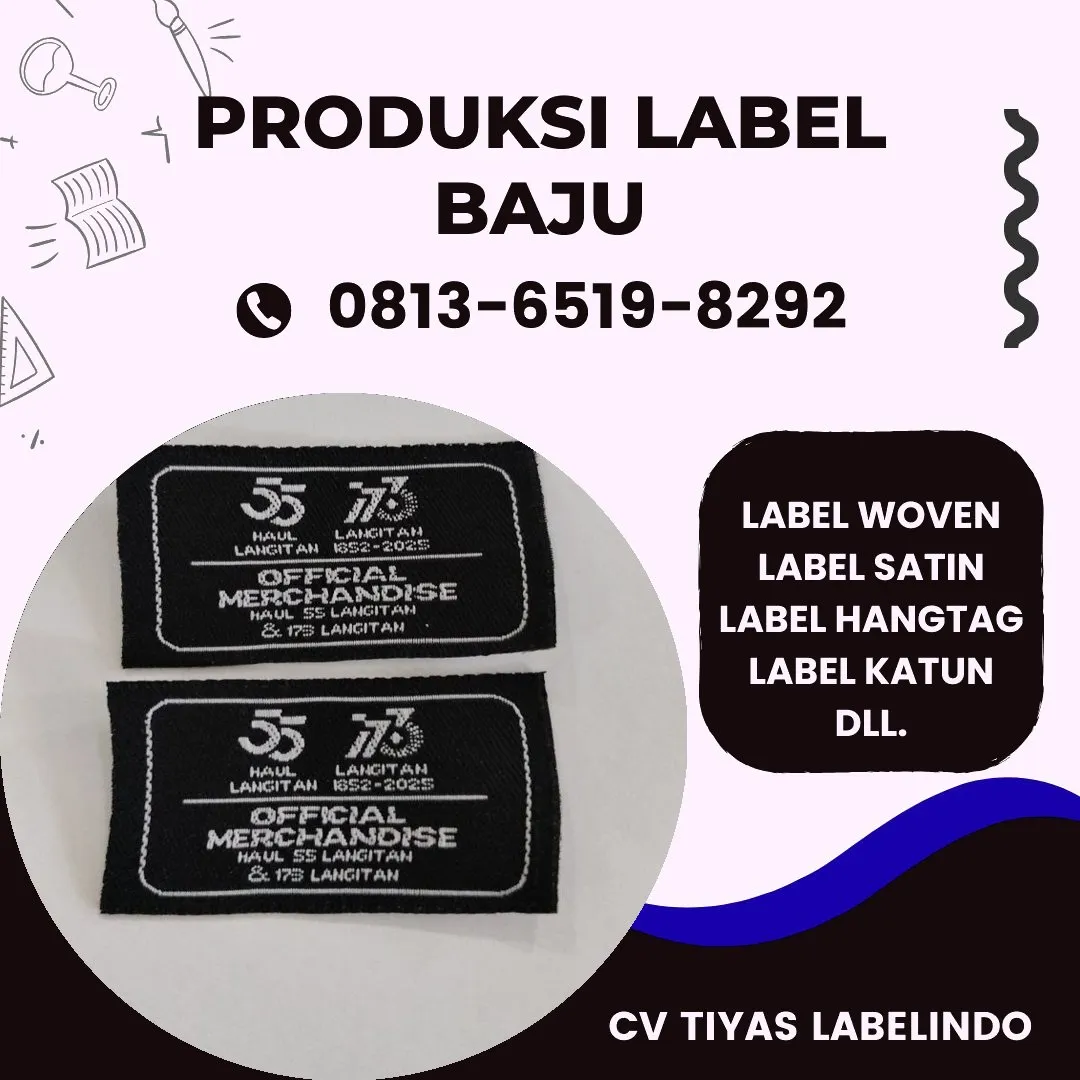 Cetak Label Baju di Intan Jaya, Label Woven Intan Jaya, Bikin Label Baju Intan Jaya, Pembuatan Label Baju Intan Jaya, Pesan Label Merk Baju Intan Jaya Cetak Label Intan Jaya, Label Baju Terdekat Intan Jaya