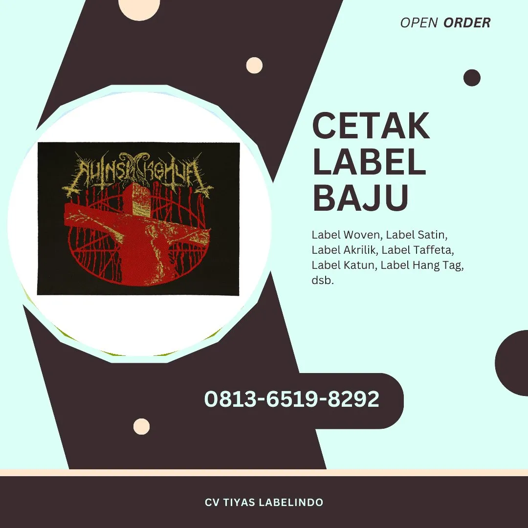 Cetak Label Baju Jayapura, 0813-6519-8292 (WA)