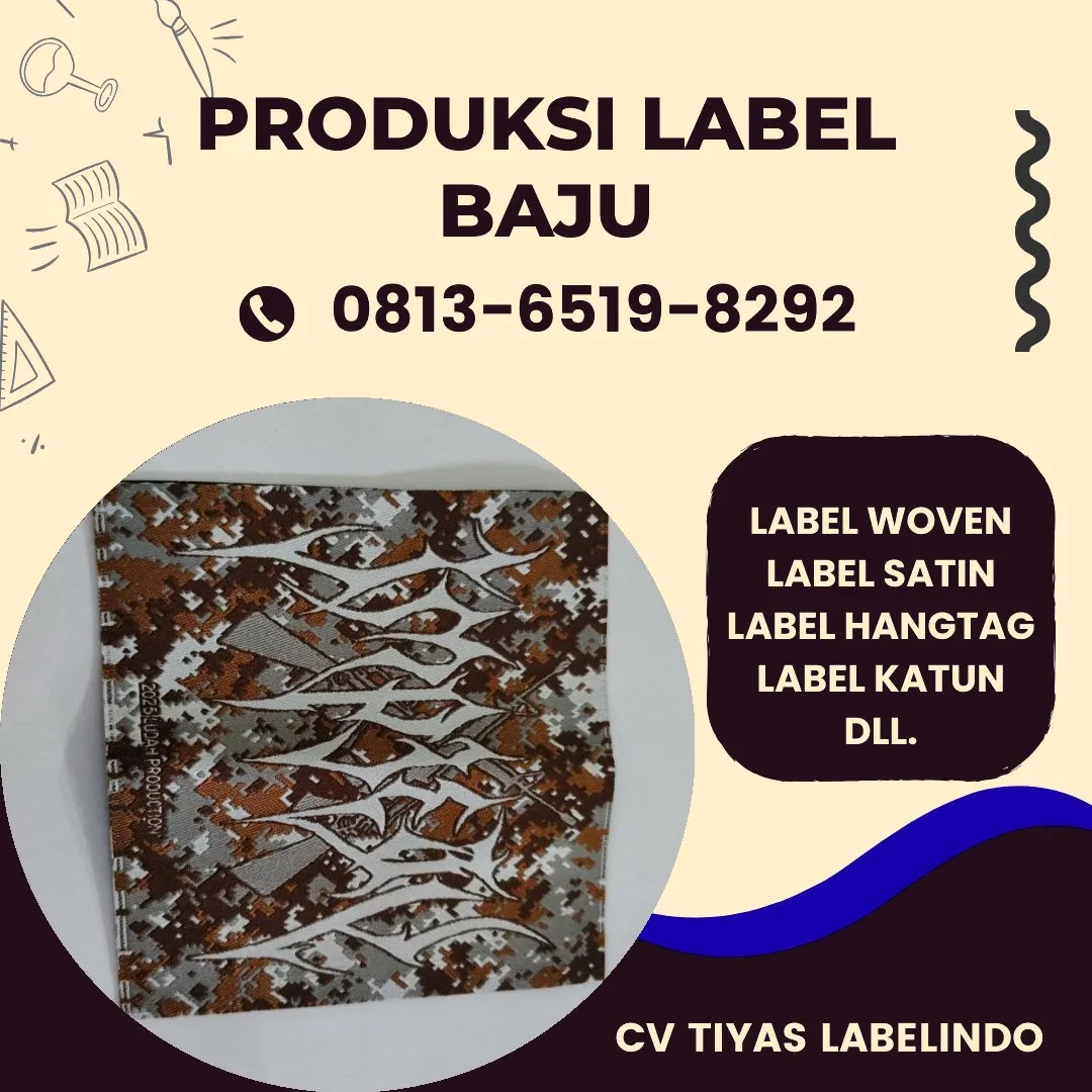 Cetak Label Baju di Kepulauan Yapen, Label Woven Kepulauan Yapen, Bikin Label Baju Kepulauan Yapen, Pembuatan Label Baju Kepulauan Yapen, Pesan Label Merk Baju Kepulauan Yapen Cetak Label Kepulauan Yapen, Label Baju Terdekat Kepulauan Yapen