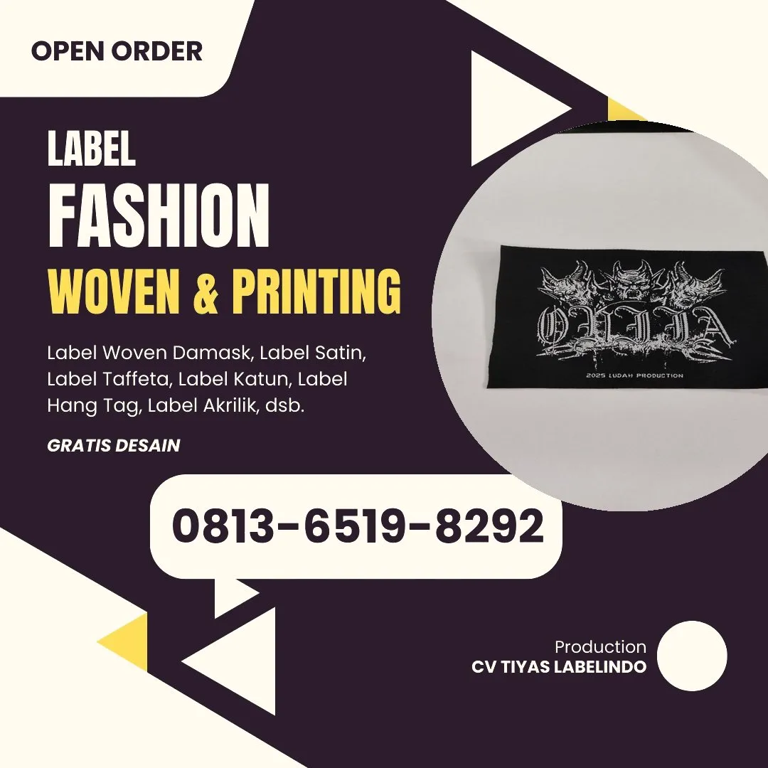 Cetak Label Baju di Lanny Jaya, Label Woven Lanny Jaya, Bikin Label Baju Lanny Jaya, Pembuatan Label Baju Lanny Jaya, Pesan Label Merk Baju Lanny Jaya Cetak Label Lanny Jaya, Label Baju Terdekat Lanny Jaya