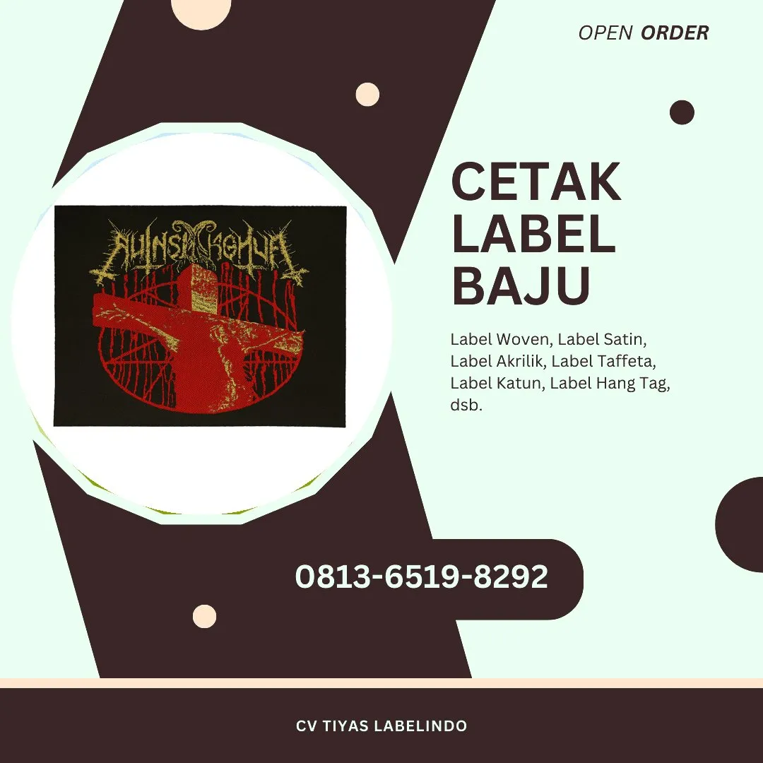 Cetak Label Baju Mamberamo Tengah, 0813-6519-8292 (WA)