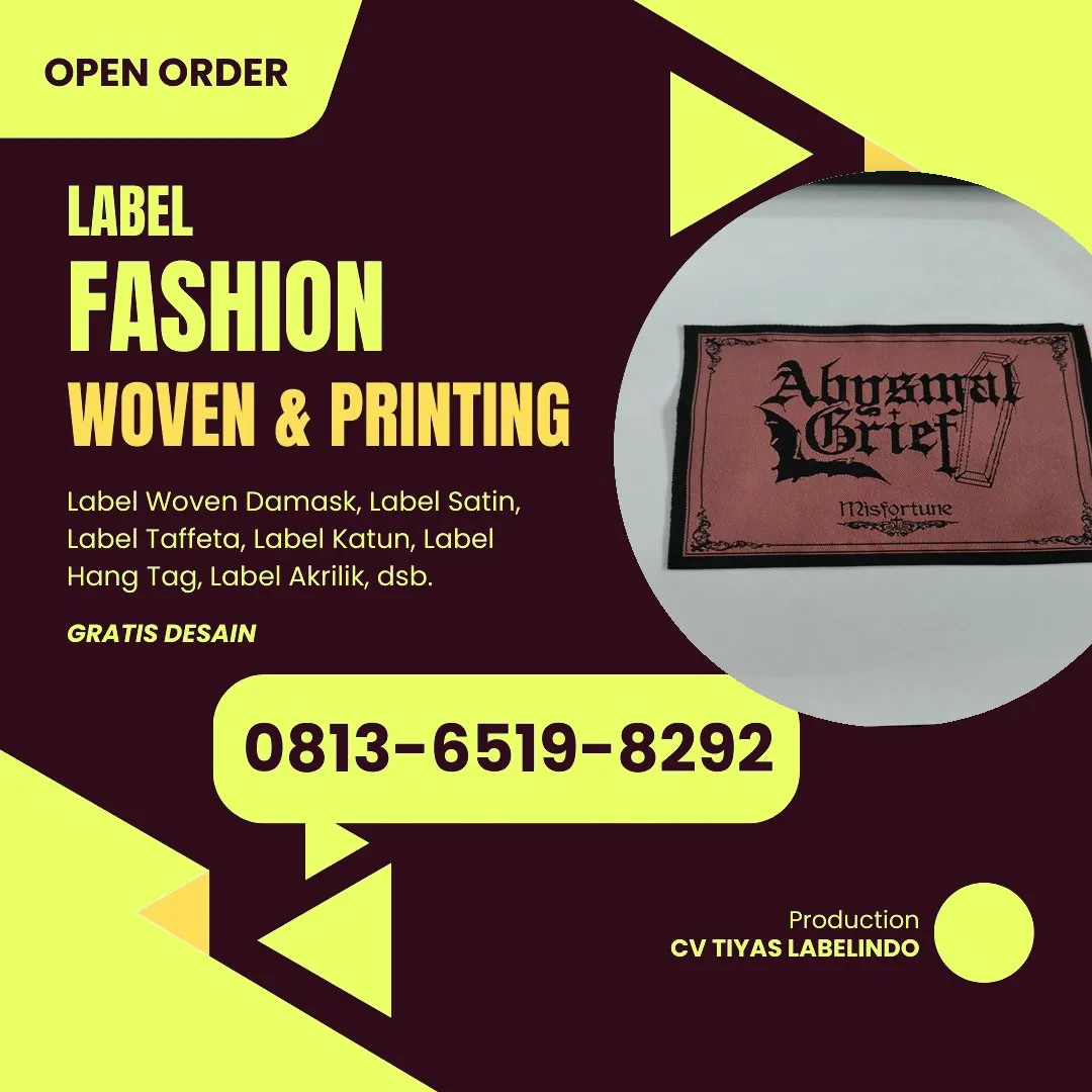 Cetak Label Baju di Mamberamo Tengah, Label Woven Mamberamo Tengah, Bikin Label Baju Mamberamo Tengah, Pembuatan Label Baju Mamberamo Tengah, Pesan Label Merk Baju Mamberamo Tengah Cetak Label Mamberamo Tengah, Label Baju Terdekat Mamberamo Tengah