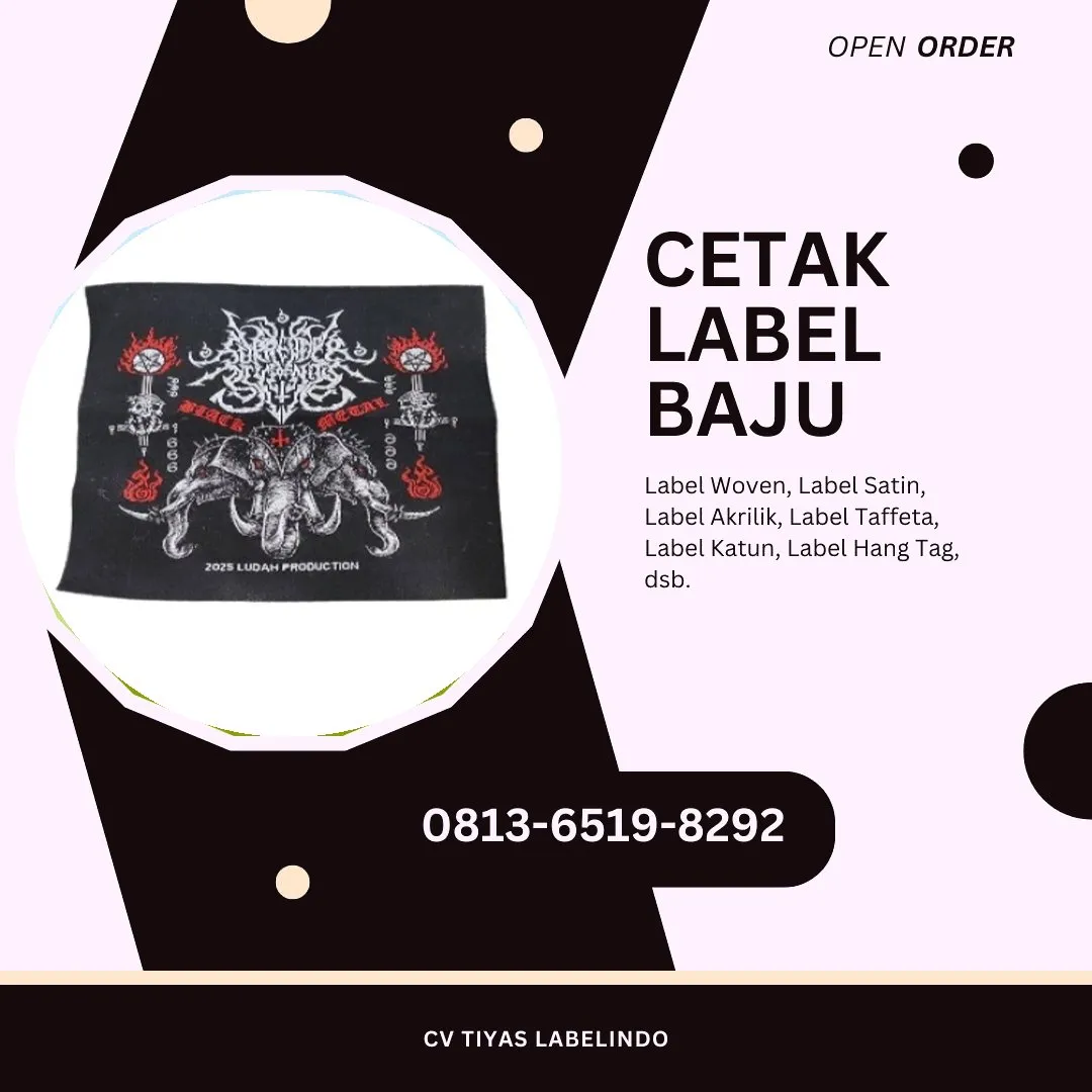 Cetak Label Baju Mappi, 0813-6519-8292 (WA)