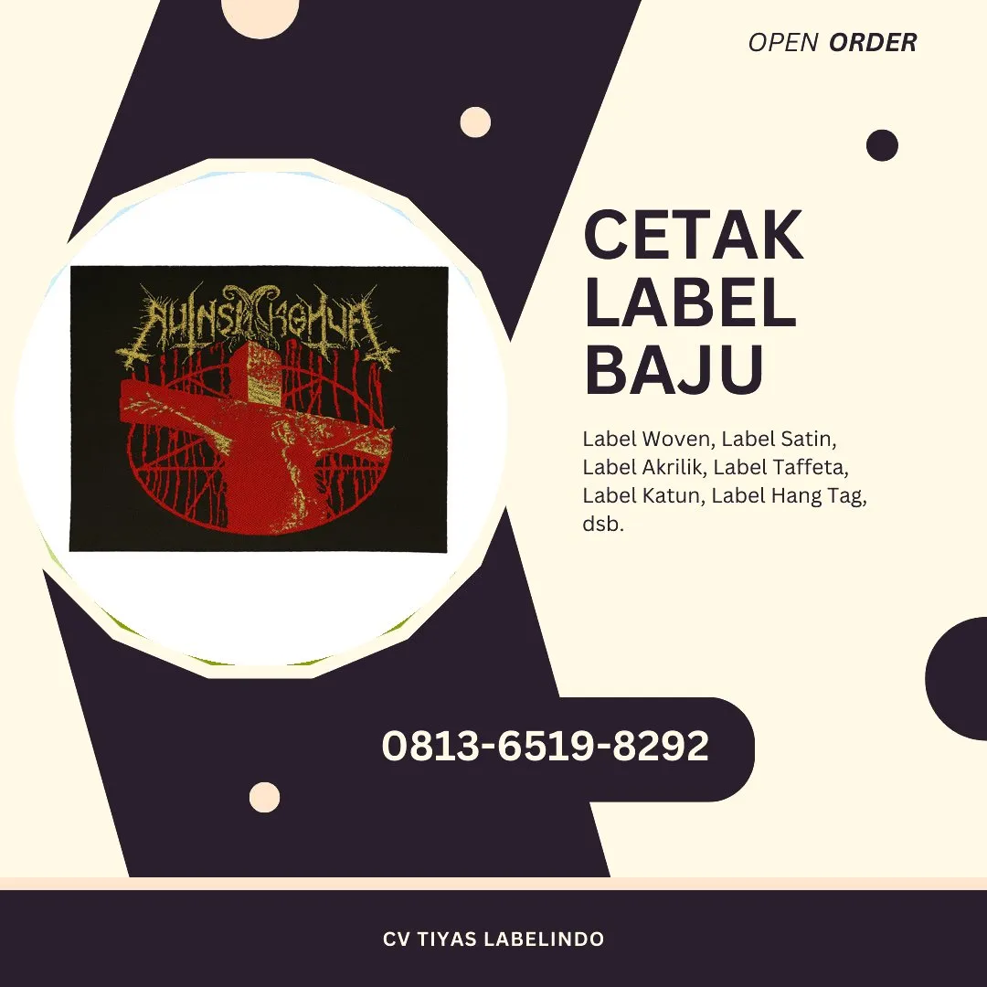 Cetak Label Baju Merauke, 0813-6519-8292 (WA)