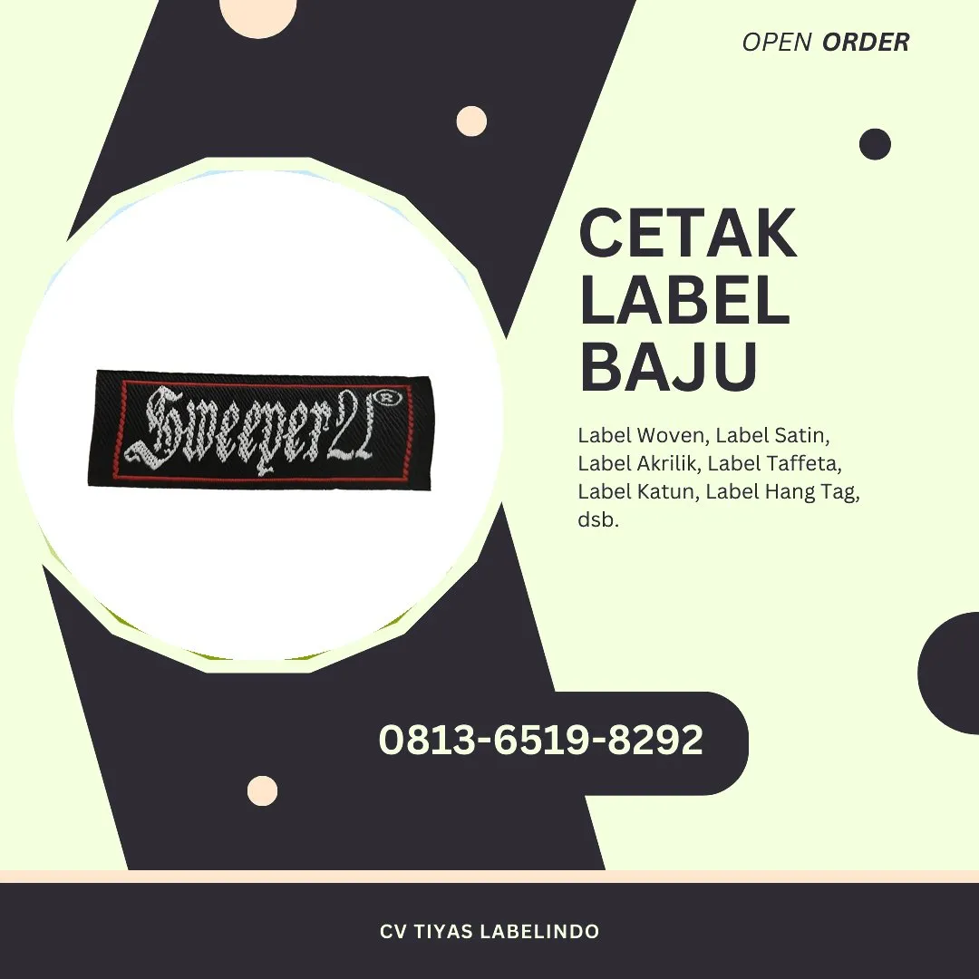 Cetak Label Baju Nabire, 0813-6519-8292 (WA)