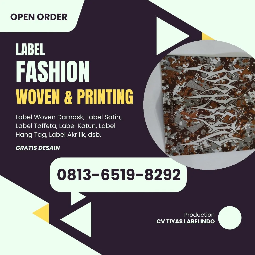 Cetak Label Baju di Nabire, Label Woven Nabire, Bikin Label Baju Nabire, Pembuatan Label Baju Nabire, Pesan Label Merk Baju Nabire Cetak Label Nabire, Label Baju Terdekat Nabire