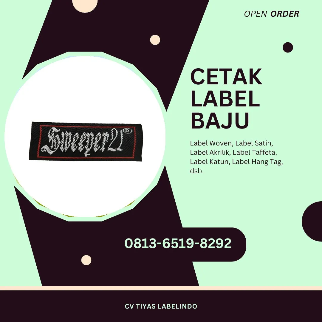 Cetak Label Baju Nduga, 0813-6519-8292 (WA)