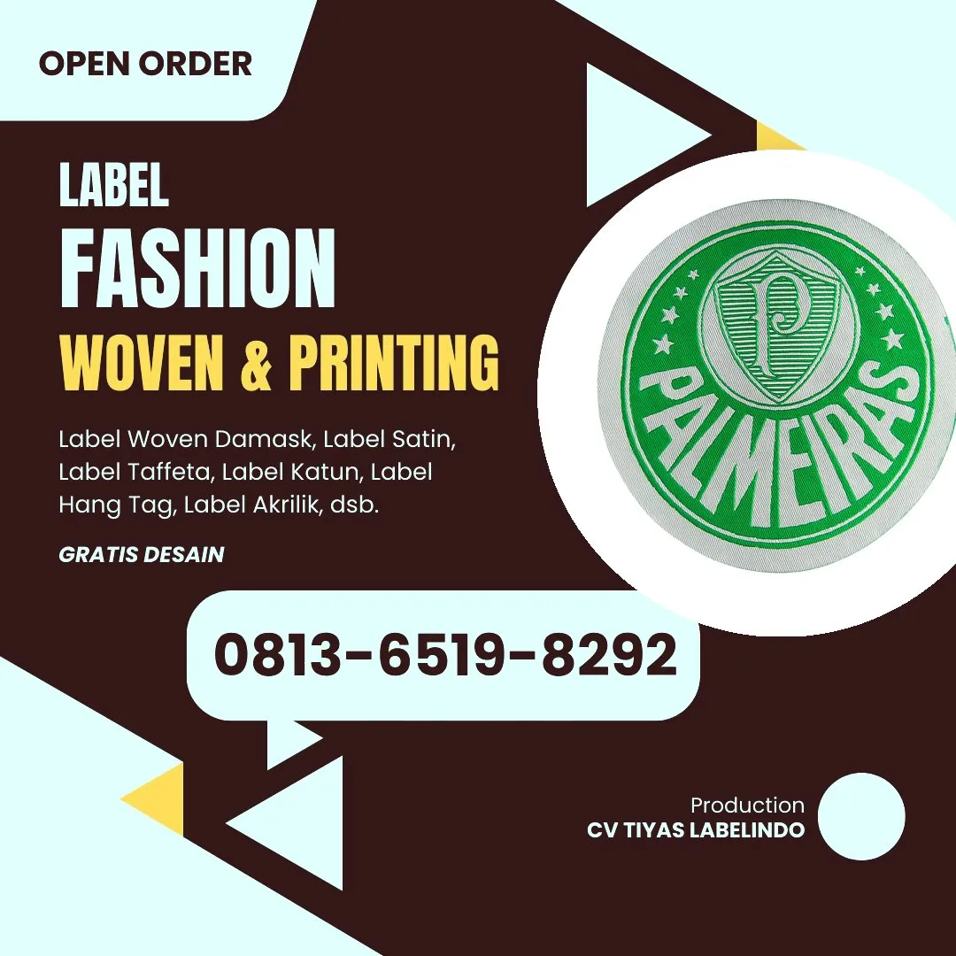 Cetak Label Baju di Paniai, Label Woven Paniai, Bikin Label Baju Paniai, Pembuatan Label Baju Paniai, Pesan Label Merk Baju Paniai Cetak Label Paniai, Label Baju Terdekat Paniai