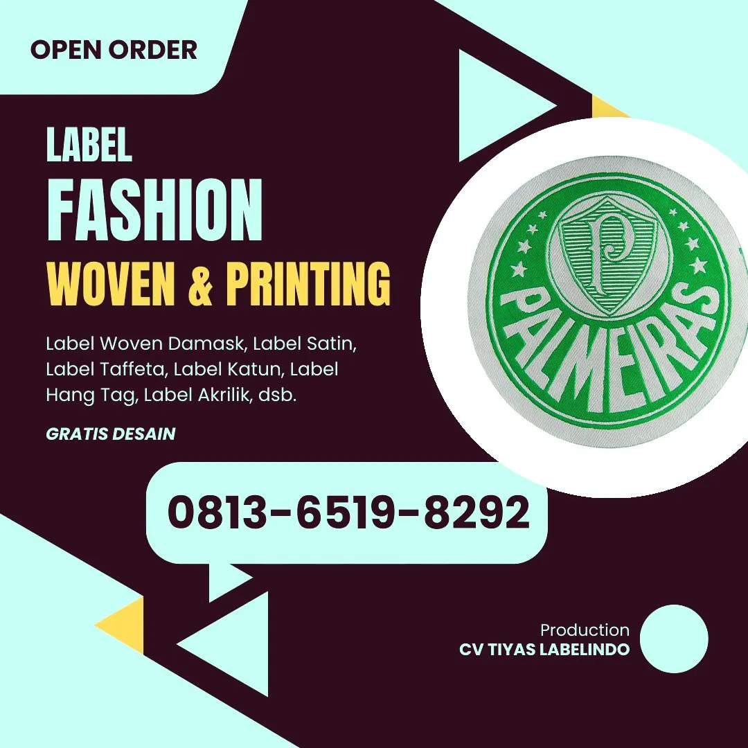 Cetak Label Baju di Tolikara, Label Woven Tolikara, Bikin Label Baju Tolikara, Pembuatan Label Baju Tolikara, Pesan Label Merk Baju Tolikara Cetak Label Tolikara, Label Baju Terdekat Tolikara