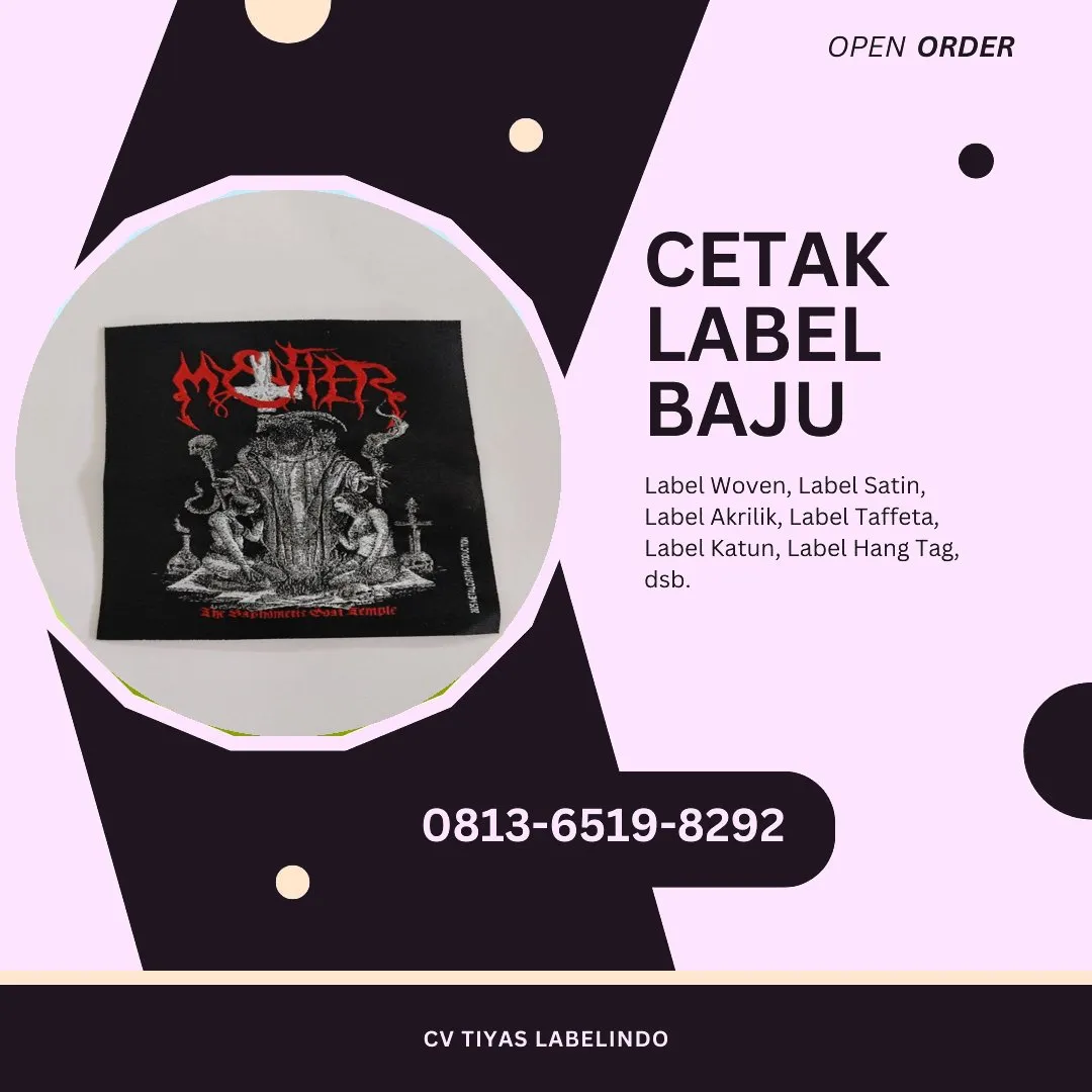 Cetak Label Baju Yalimo, 0813-6519-8292 (WA)