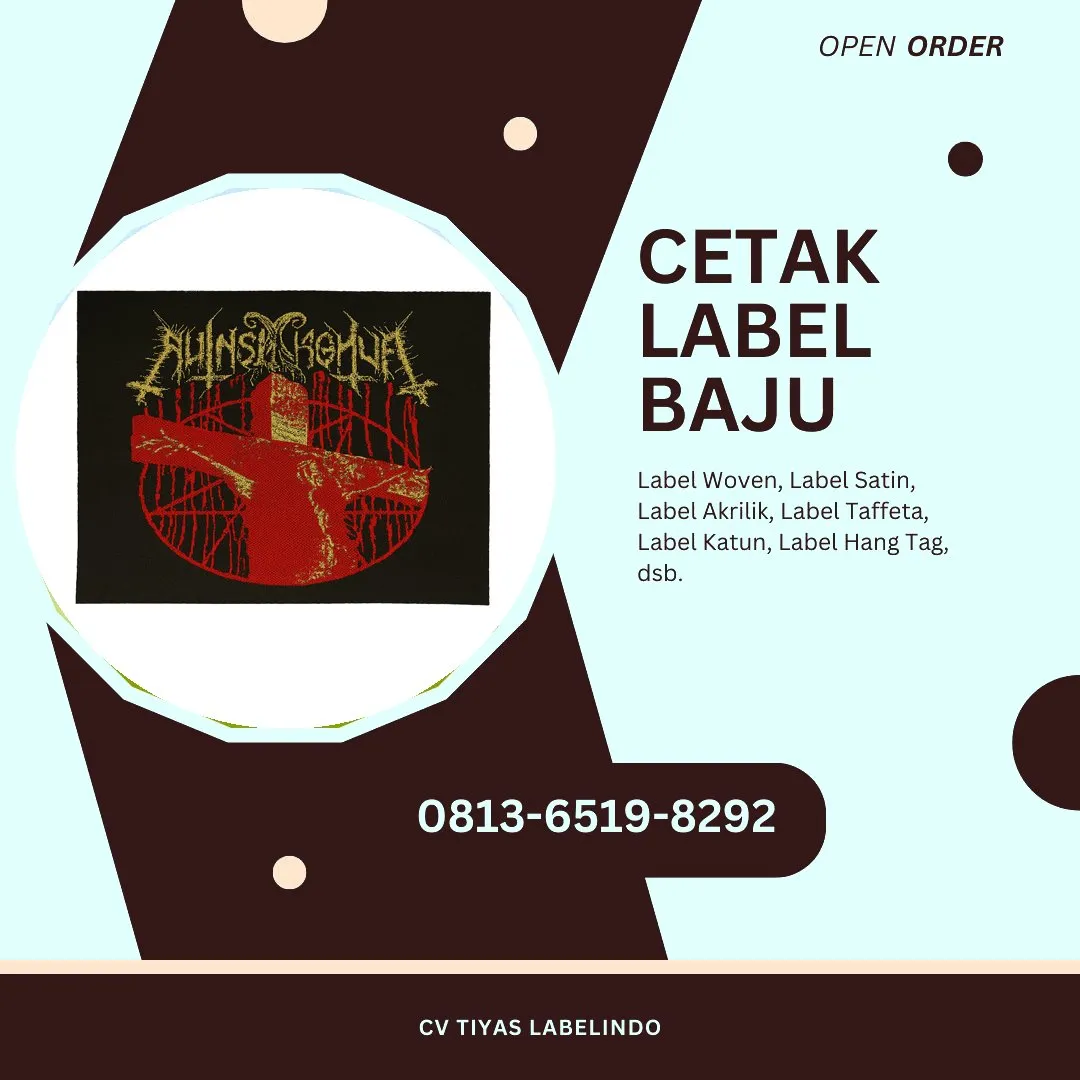 Cetak Label Baju Kaimana, 0813-6519-8292 (WA)
