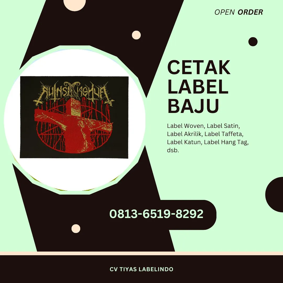 Cetak Label Baju Teluk Bintuni, 0813-6519-8292 (WA)