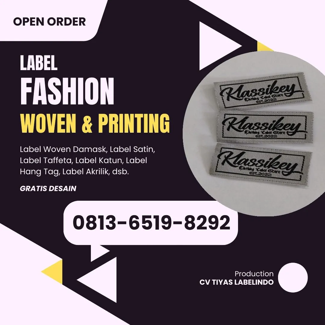 Cetak Label Baju di Bengkalis, Label Woven Bengkalis, Bikin Label Baju Bengkalis, Pembuatan Label Baju Bengkalis, Pesan Label Merk Baju Bengkalis Cetak Label Bengkalis, Label Baju Terdekat Bengkalis