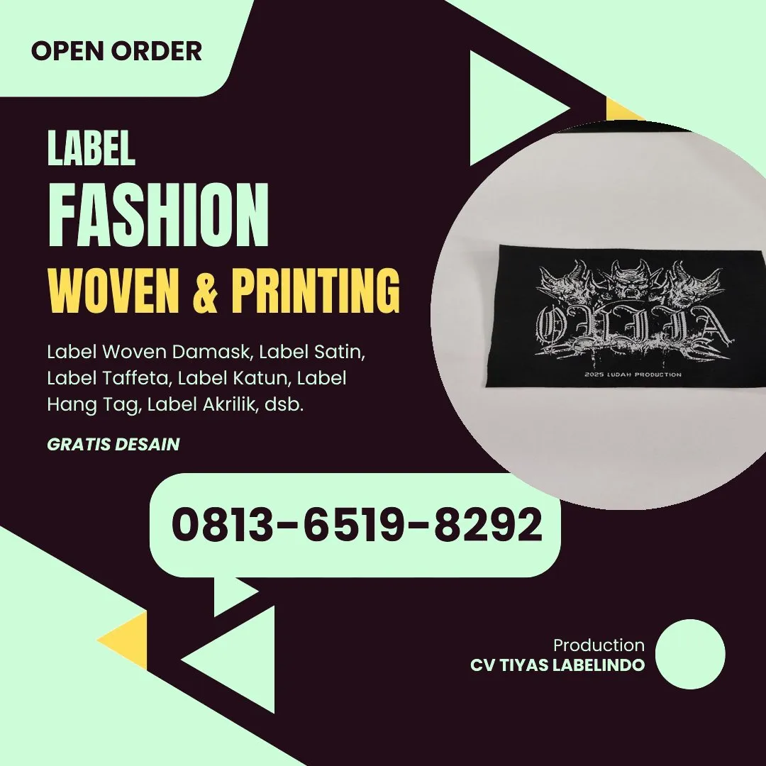 Cetak Label Baju di Indragiri Hulu, Label Woven Indragiri Hulu, Bikin Label Baju Indragiri Hulu, Pembuatan Label Baju Indragiri Hulu, Pesan Label Merk Baju Indragiri Hulu Cetak Label Indragiri Hulu, Label Baju Terdekat Indragiri Hulu