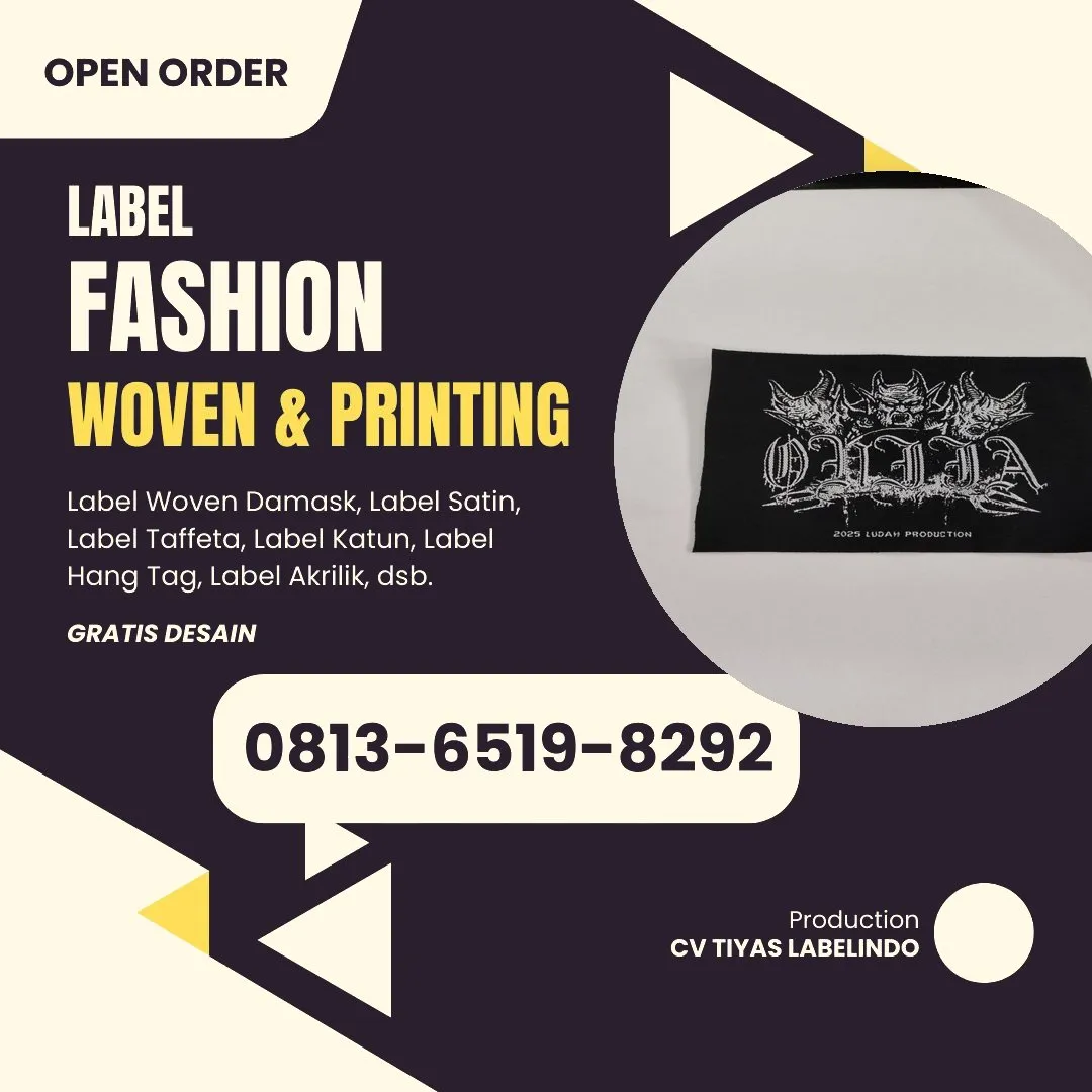 Cetak Label Baju di Rokan Hulu, Label Woven Rokan Hulu, Bikin Label Baju Rokan Hulu, Pembuatan Label Baju Rokan Hulu, Pesan Label Merk Baju Rokan Hulu Cetak Label Rokan Hulu, Label Baju Terdekat Rokan Hulu
