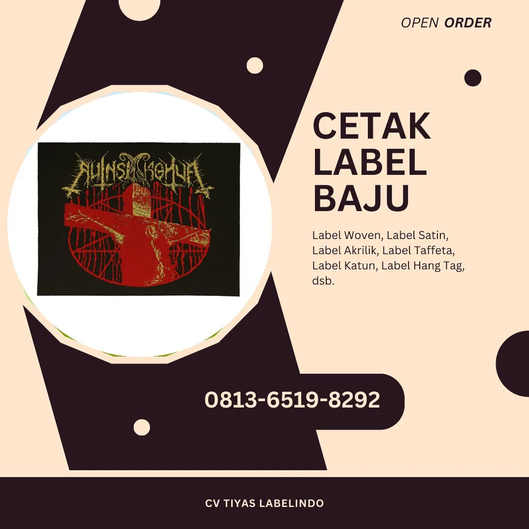 Cetak Label Baju Mamuju Tengah, 0813-6519-8292 (WA)