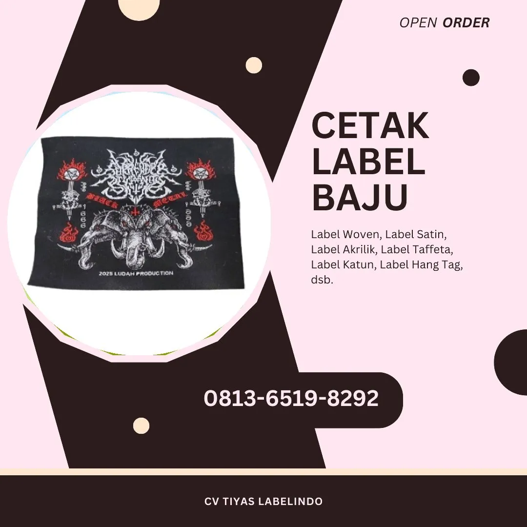 Cetak Label Baju Barru, 0813-6519-8292 (WA)