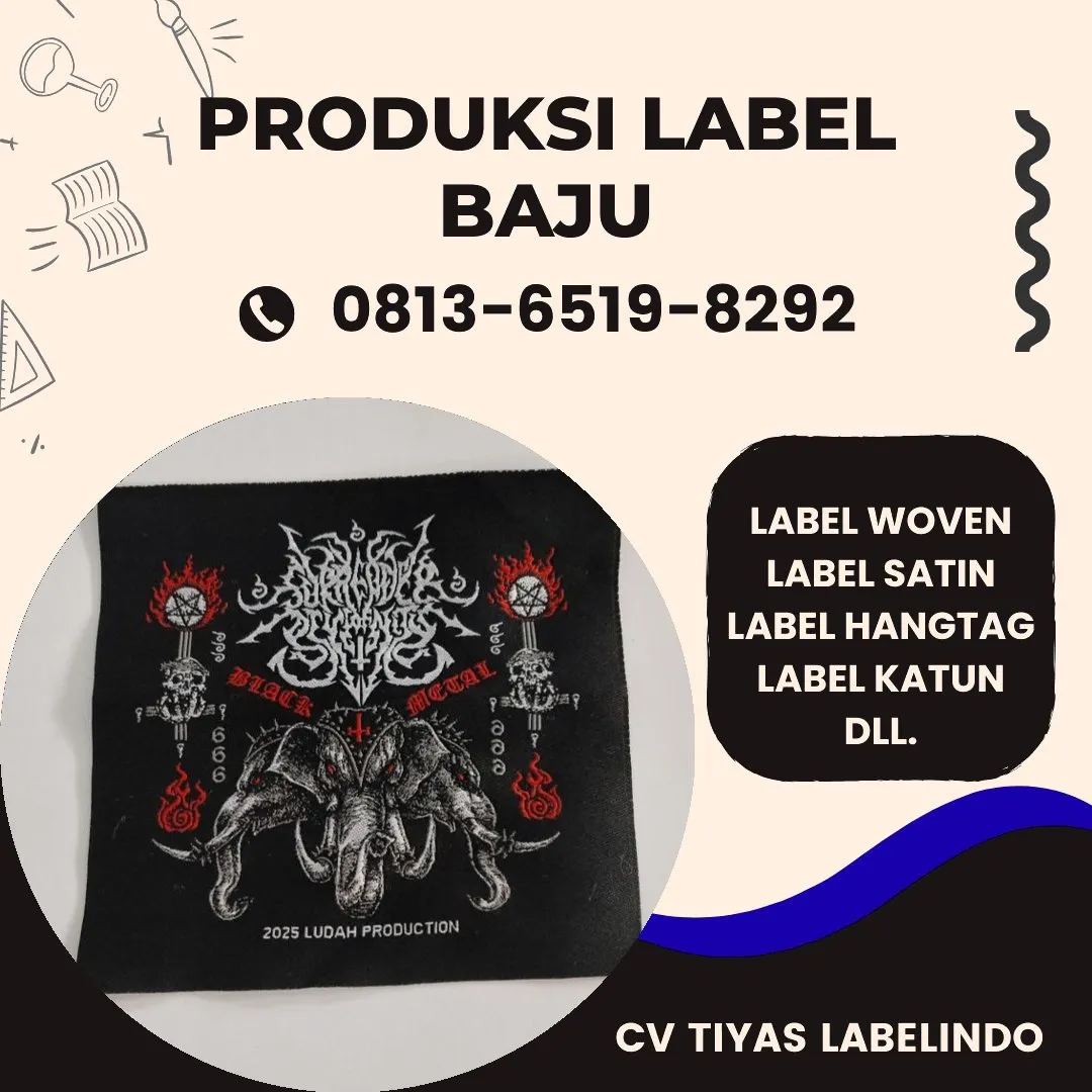 Cetak Label Baju di Bulukumba, Label Woven Bulukumba, Bikin Label Baju Bulukumba, Pembuatan Label Baju Bulukumba, Pesan Label Merk Baju Bulukumba Cetak Label Bulukumba, Label Baju Terdekat Bulukumba