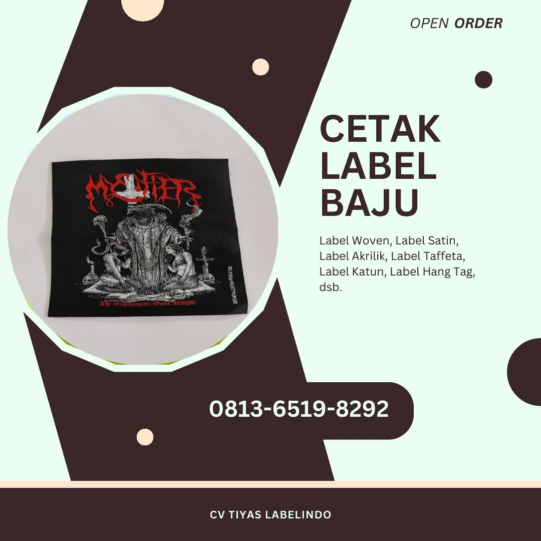 Cetak Label Baju Enrekang, 0813-6519-8292 (WA)