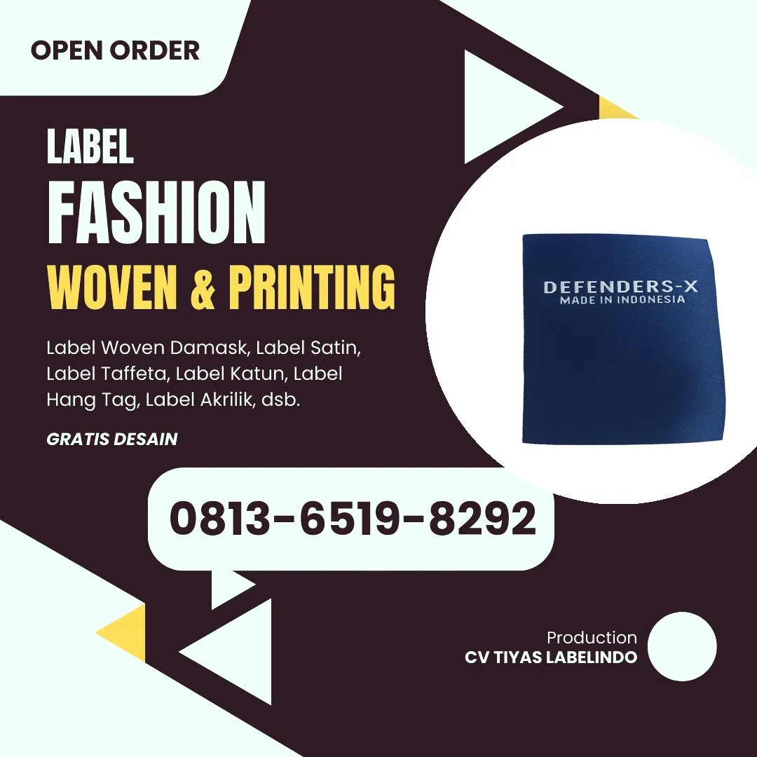 Cetak Label Baju di Luwu Utara, Label Woven Luwu Utara, Bikin Label Baju Luwu Utara, Pembuatan Label Baju Luwu Utara, Pesan Label Merk Baju Luwu Utara Cetak Label Luwu Utara, Label Baju Terdekat Luwu Utara