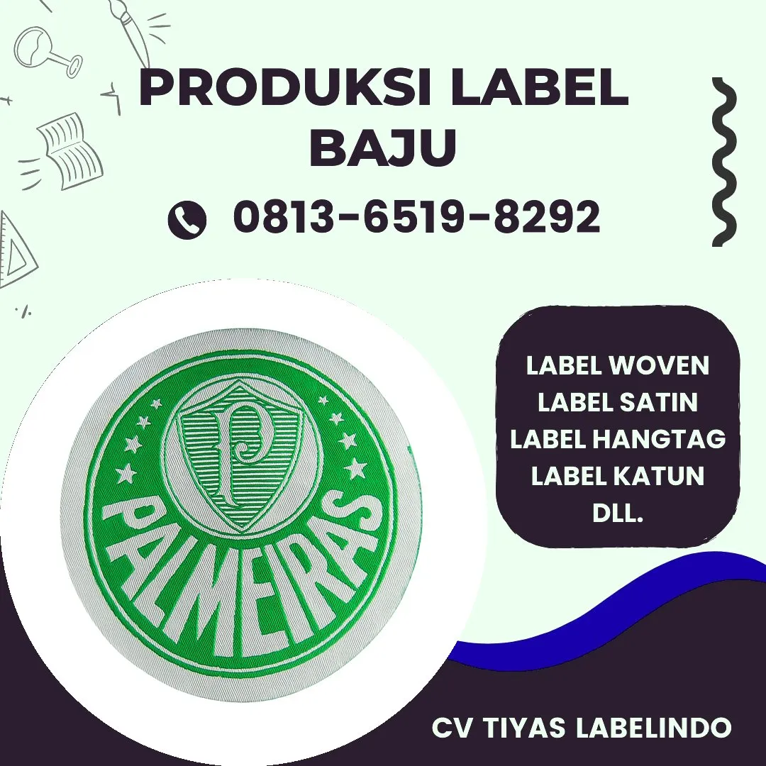 Cetak Label Baju di Pinrang, Label Woven Pinrang, Bikin Label Baju Pinrang, Pembuatan Label Baju Pinrang, Pesan Label Merk Baju Pinrang Cetak Label Pinrang, Label Baju Terdekat Pinrang