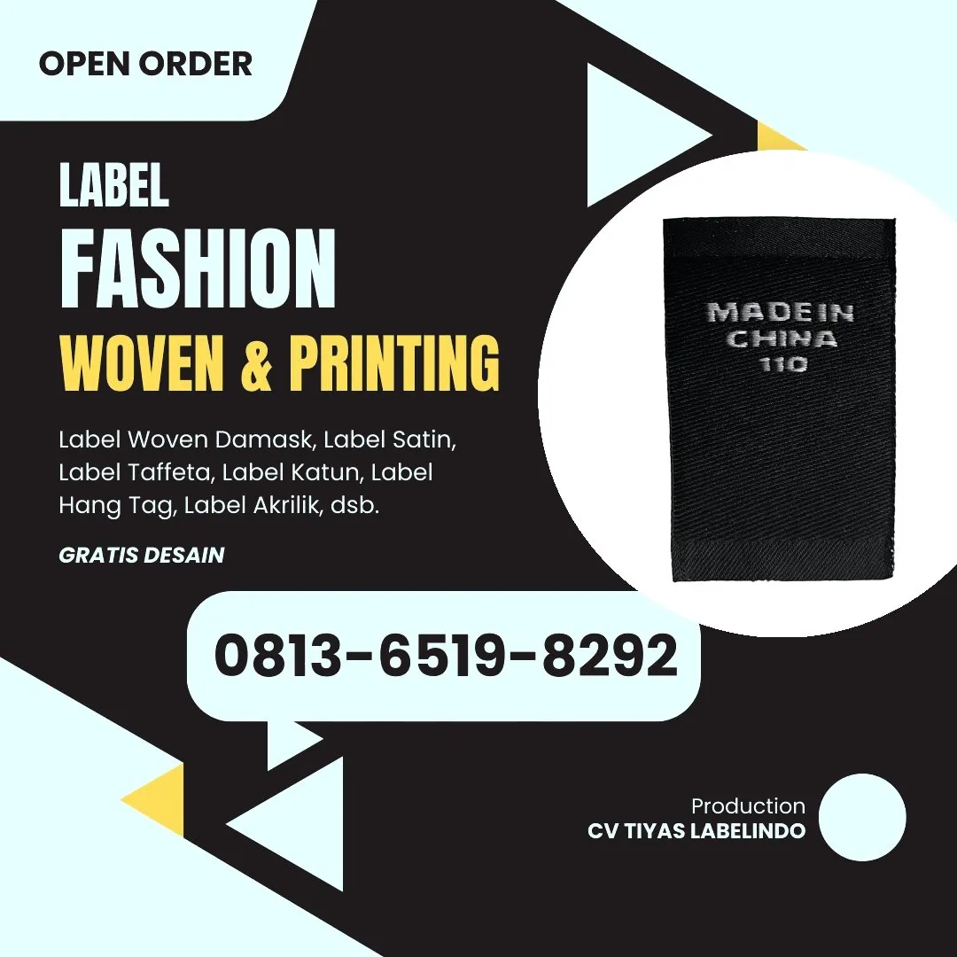 Cetak Label Baju di Sidenreng Rappang, Label Woven Sidenreng Rappang, Bikin Label Baju Sidenreng Rappang, Pembuatan Label Baju Sidenreng Rappang, Pesan Label Merk Baju Sidenreng Rappang Cetak Label Sidenreng Rappang, Label Baju Terdekat Sidenreng Rappang