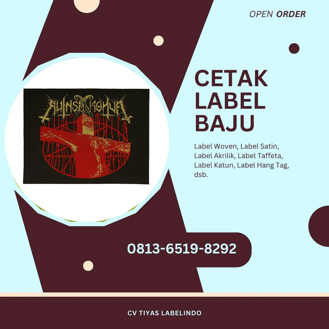 Cetak Label Baju Sinjai, 0813-6519-8292 (WA)