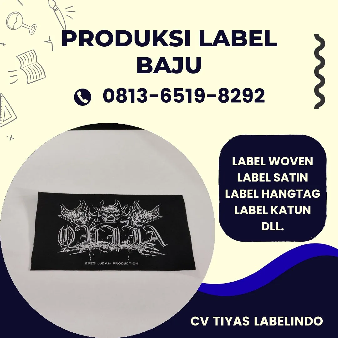 Cetak Label Baju di Parepare, Label Woven Parepare, Bikin Label Baju Parepare, Pembuatan Label Baju Parepare, Pesan Label Merk Baju Parepare Cetak Label Parepare, Label Baju Terdekat Parepare