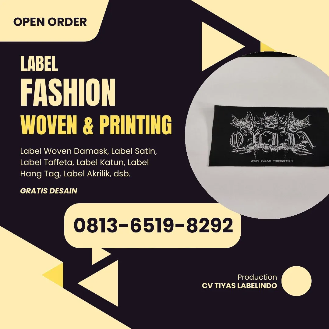 Cetak Label Baju di Morowali Utara, Label Woven Morowali Utara, Bikin Label Baju Morowali Utara, Pembuatan Label Baju Morowali Utara, Pesan Label Merk Baju Morowali Utara Cetak Label Morowali Utara, Label Baju Terdekat Morowali Utara