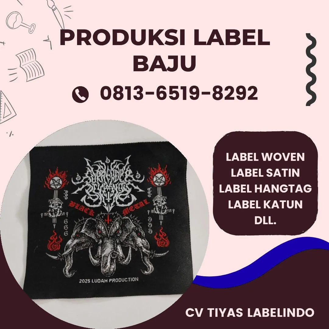 Cetak Label Baju di Sigi, Label Woven Sigi, Bikin Label Baju Sigi, Pembuatan Label Baju Sigi, Pesan Label Merk Baju Sigi Cetak Label Sigi, Label Baju Terdekat Sigi