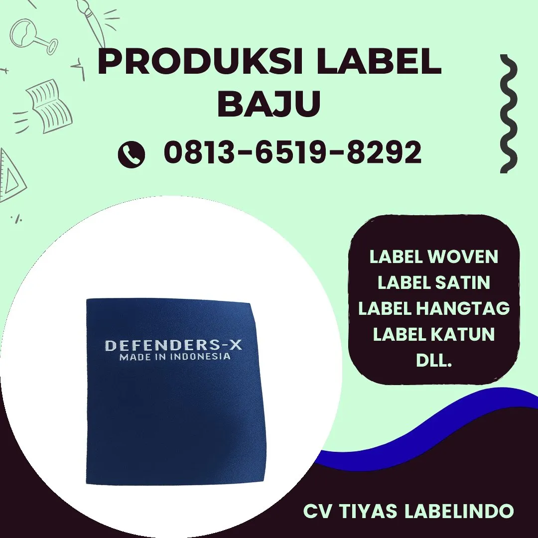 Cetak Label Baju di Buton Selatan, Label Woven Buton Selatan, Bikin Label Baju Buton Selatan, Pembuatan Label Baju Buton Selatan, Pesan Label Merk Baju Buton Selatan Cetak Label Buton Selatan, Label Baju Terdekat Buton Selatan