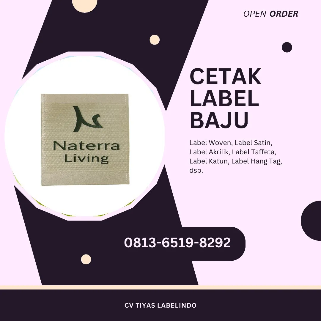Cetak Label Baju Kolaka Timur, 0813-6519-8292 (WA)