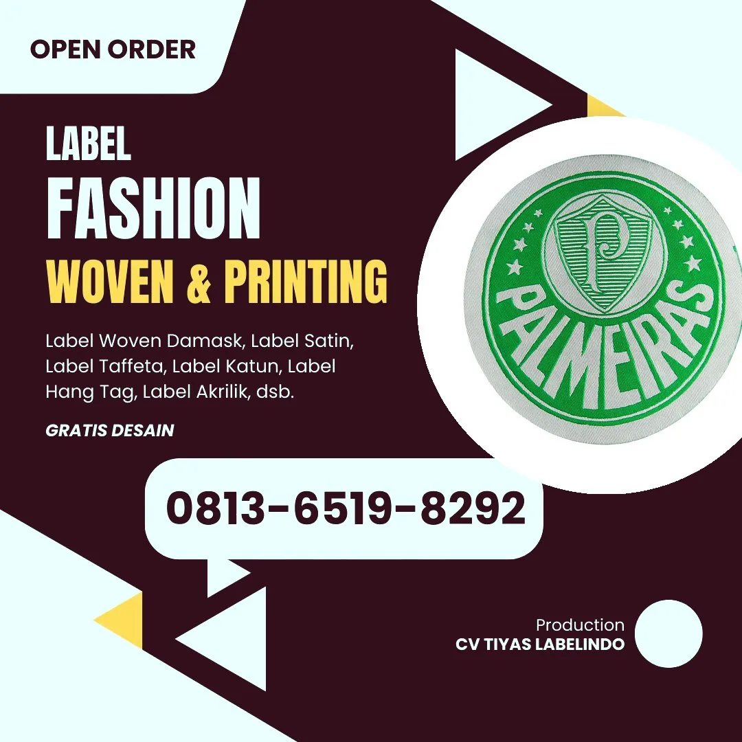 Cetak Label Baju di Kolaka Utara, Label Woven Kolaka Utara, Bikin Label Baju Kolaka Utara, Pembuatan Label Baju Kolaka Utara, Pesan Label Merk Baju Kolaka Utara Cetak Label Kolaka Utara, Label Baju Terdekat Kolaka Utara