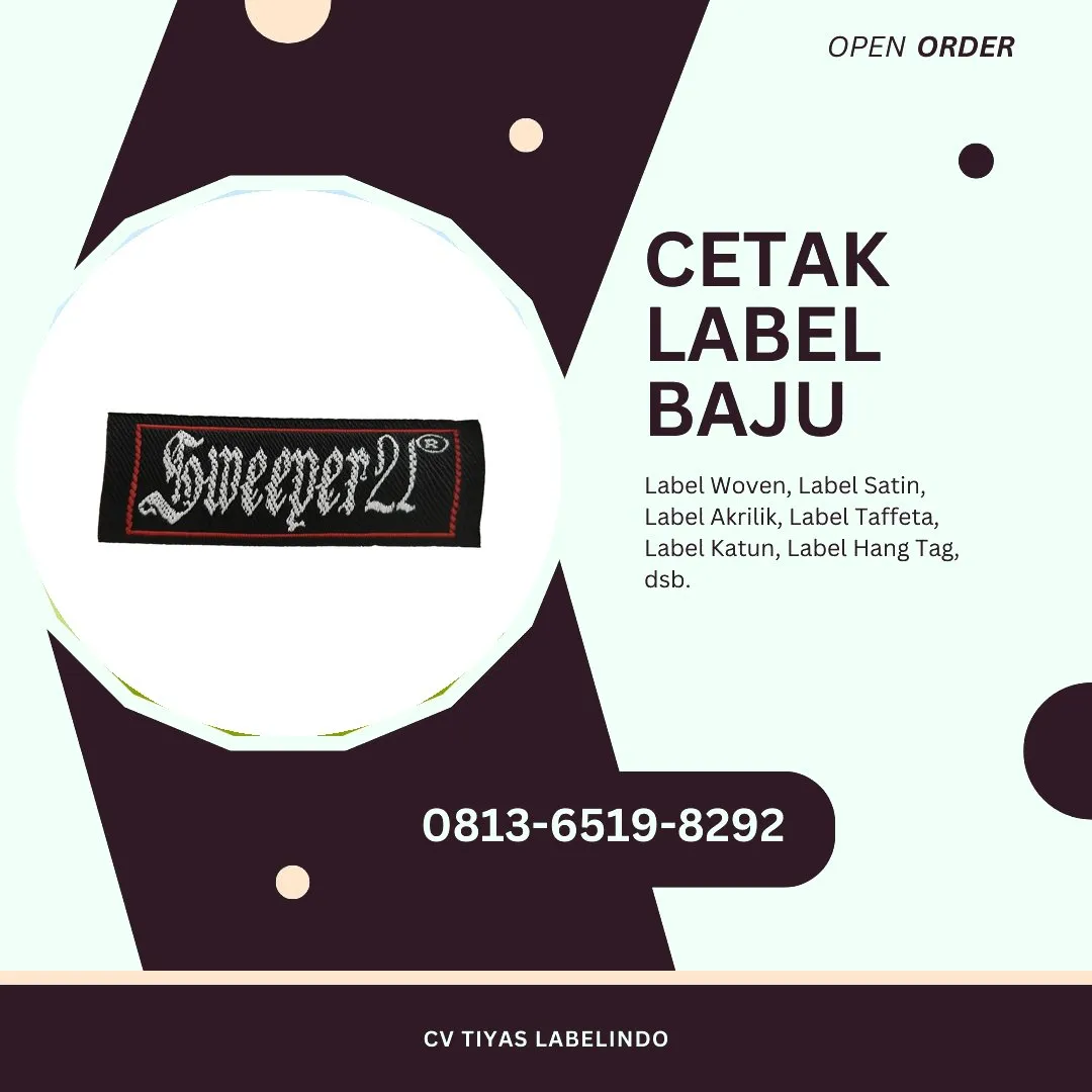 Cetak Label Baju Konawe Kepulauan, 0813-6519-8292 (WA)