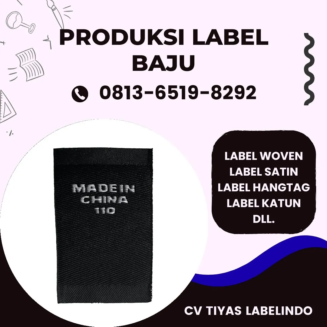 Cetak Label Baju di Konawe Selatan, Label Woven Konawe Selatan, Bikin Label Baju Konawe Selatan, Pembuatan Label Baju Konawe Selatan, Pesan Label Merk Baju Konawe Selatan Cetak Label Konawe Selatan, Label Baju Terdekat Konawe Selatan