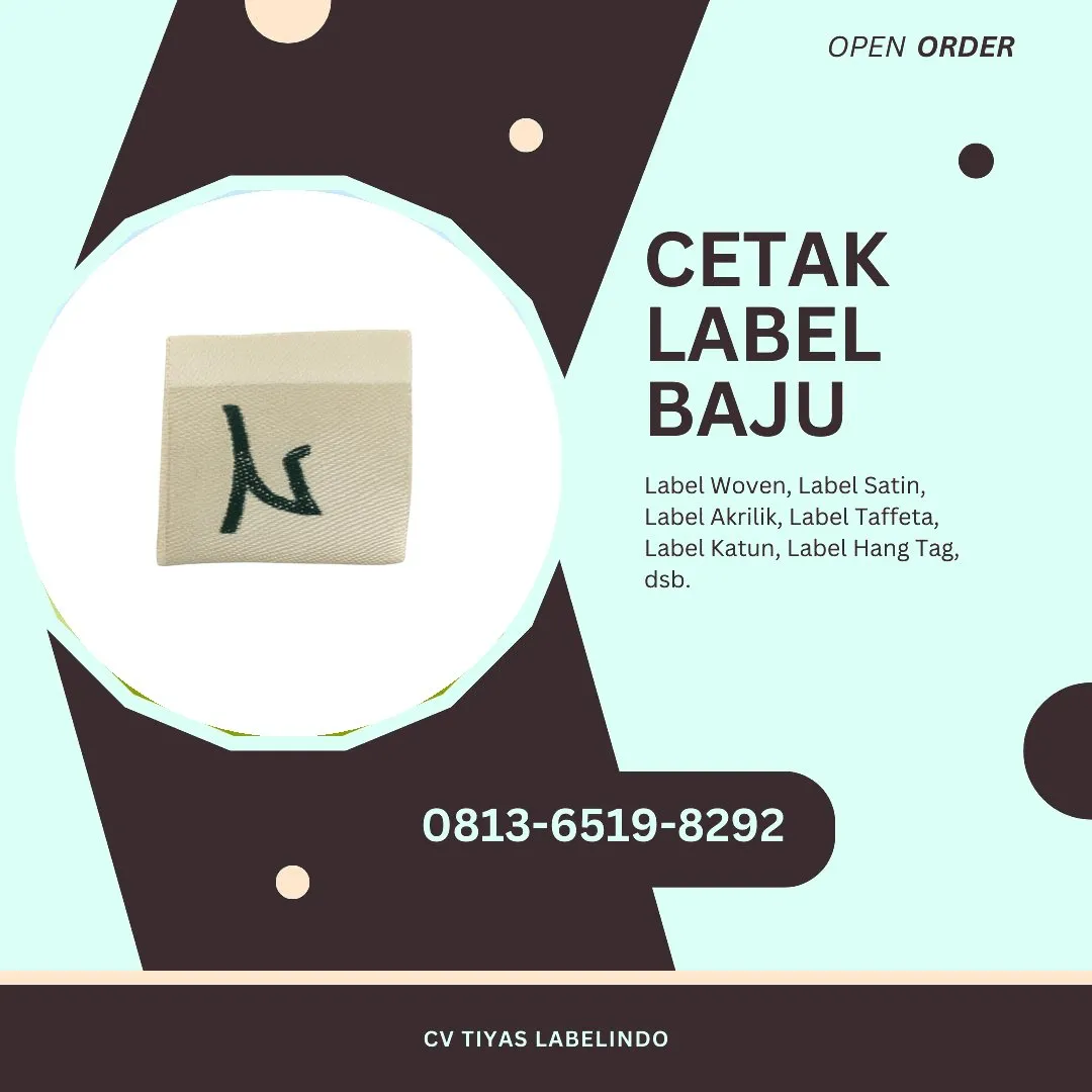 Cetak Label Baju Konawe Utara, 0813-6519-8292 (WA)