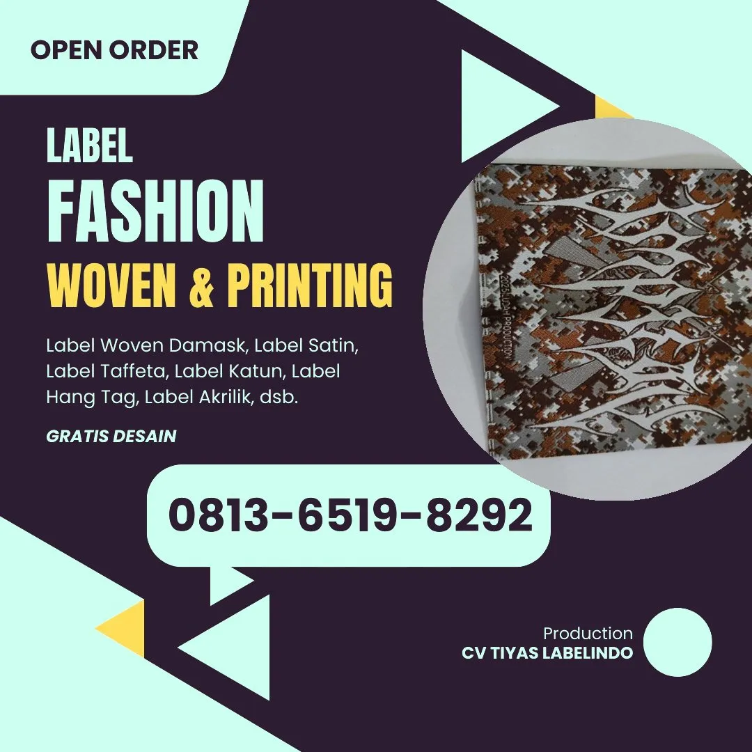Cetak Label Baju di Konawe Utara, Label Woven Konawe Utara, Bikin Label Baju Konawe Utara, Pembuatan Label Baju Konawe Utara, Pesan Label Merk Baju Konawe Utara Cetak Label Konawe Utara, Label Baju Terdekat Konawe Utara