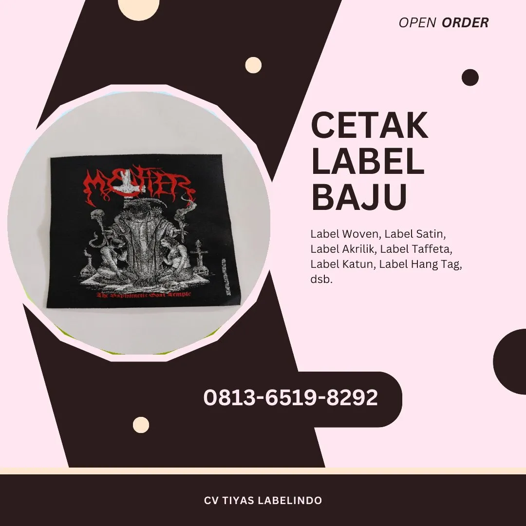 Cetak Label Baju Wakatobi, 0813-6519-8292 (WA)