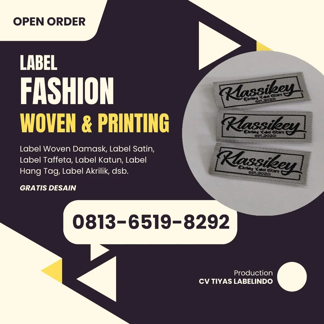 Cetak Label Baju di Kepulauan Sangihe, Label Woven Kepulauan Sangihe, Bikin Label Baju Kepulauan Sangihe, Pembuatan Label Baju Kepulauan Sangihe, Pesan Label Merk Baju Kepulauan Sangihe Cetak Label Kepulauan Sangihe, Label Baju Terdekat Kepulauan Sangihe