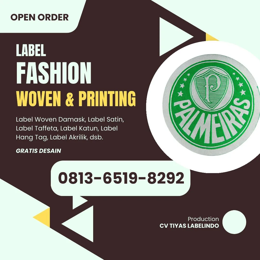 Cetak Label Baju di Minahasa Selatan, Label Woven Minahasa Selatan, Bikin Label Baju Minahasa Selatan, Pembuatan Label Baju Minahasa Selatan, Pesan Label Merk Baju Minahasa Selatan Cetak Label Minahasa Selatan, Label Baju Terdekat Minahasa Selatan
