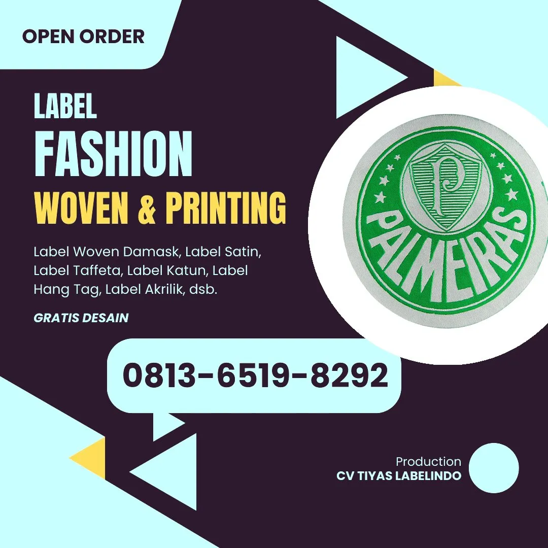 Cetak Label Baju di Dharmasraya, Label Woven Dharmasraya, Bikin Label Baju Dharmasraya, Pembuatan Label Baju Dharmasraya, Pesan Label Merk Baju Dharmasraya Cetak Label Dharmasraya, Label Baju Terdekat Dharmasraya