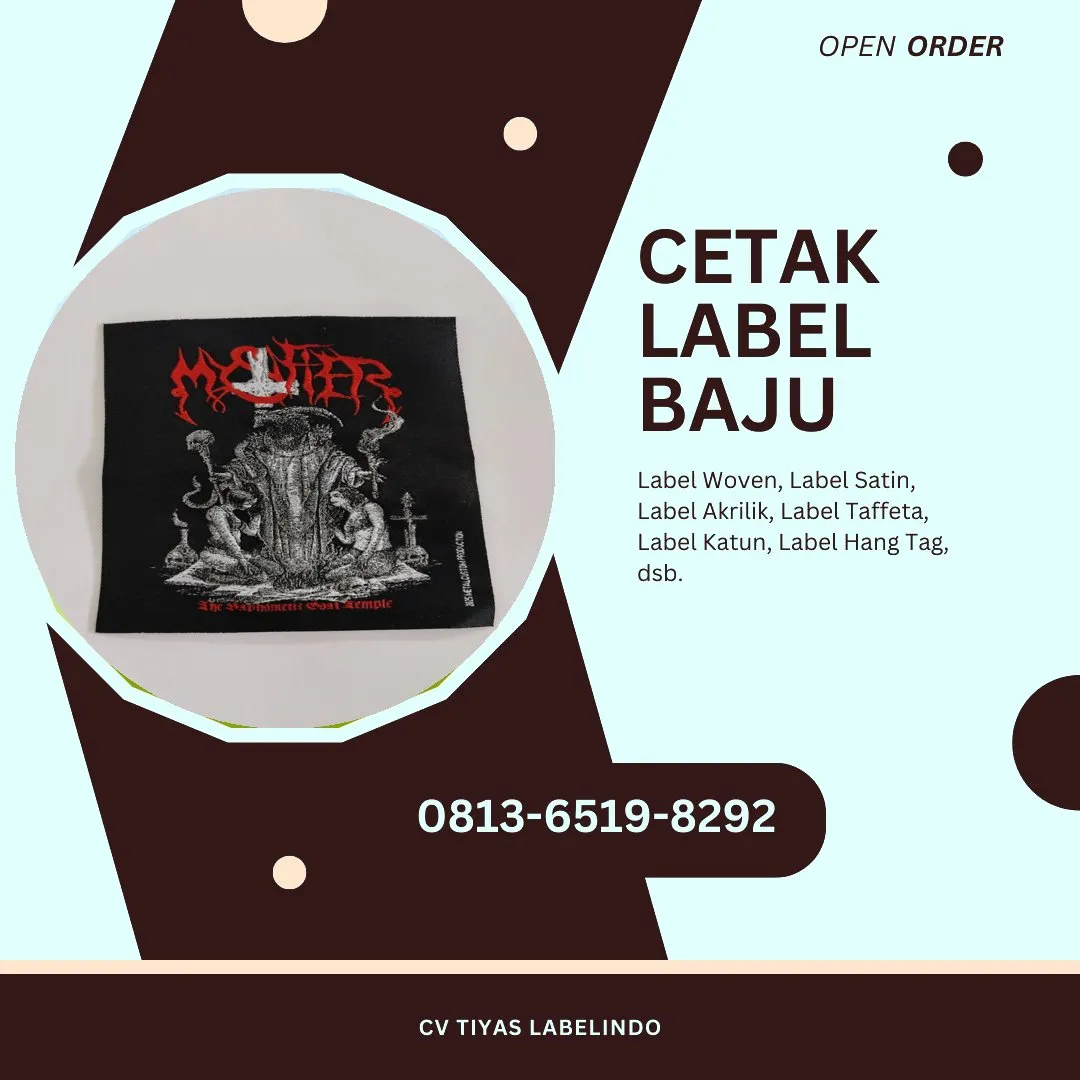 Cetak Label Baju Kepulauan Mentawai, 0813-6519-8292 (WA)