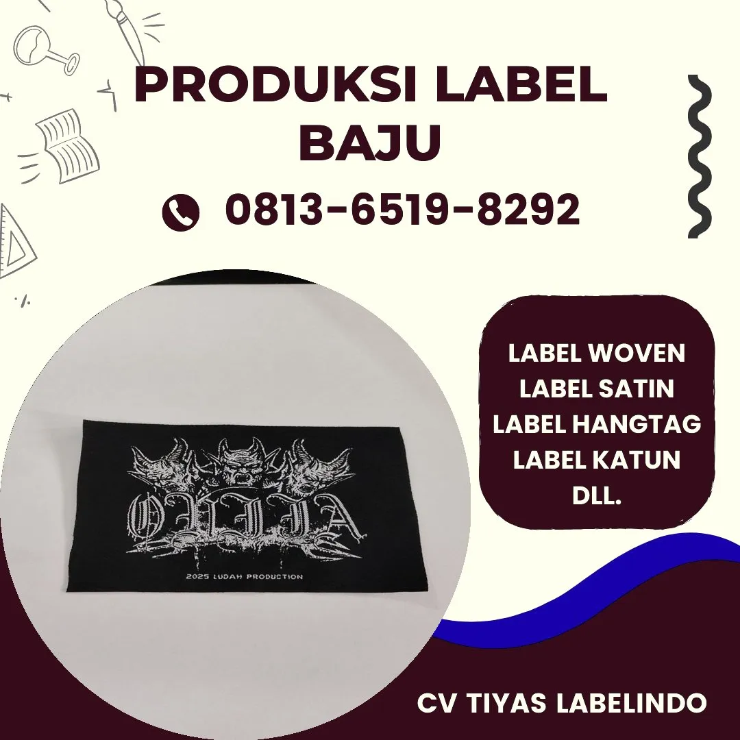 Cetak Label Baju di Padang Pariaman, Label Woven Padang Pariaman, Bikin Label Baju Padang Pariaman, Pembuatan Label Baju Padang Pariaman, Pesan Label Merk Baju Padang Pariaman Cetak Label Padang Pariaman, Label Baju Terdekat Padang Pariaman