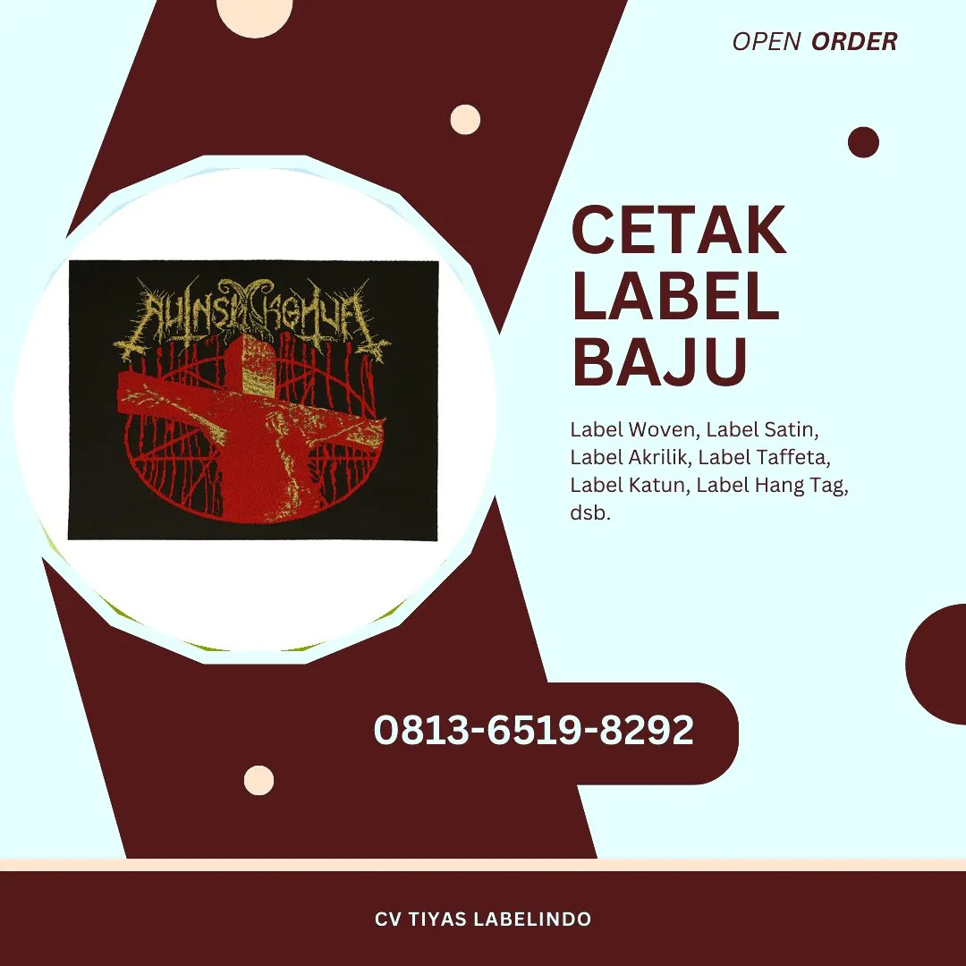 Cetak Label Baju Padang Panjang, 0813-6519-8292 (WA)